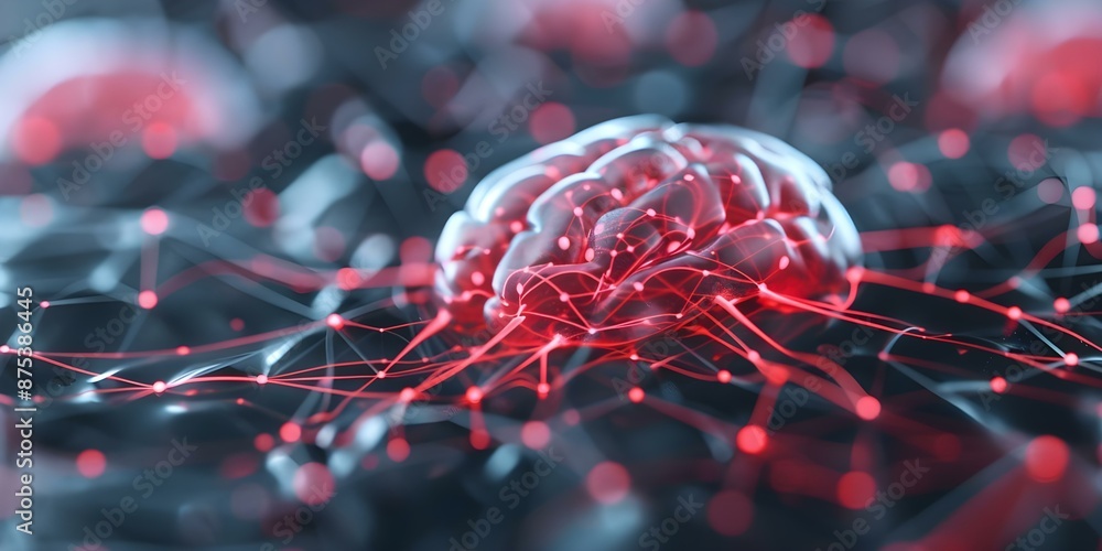 Visualizing a 3D animation of a neural network chatbot AI using deep ...