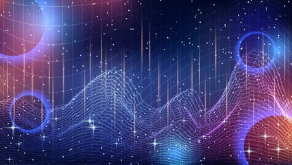Wall Mural - abstract dynamic style vector background. design for presentation, landing page, banner, wallpaper