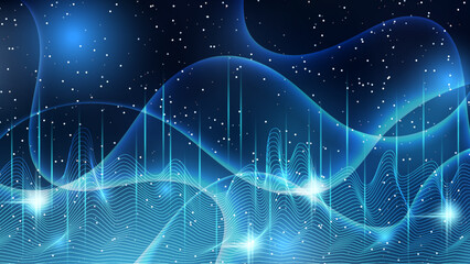 Wall Mural - abstract dynamic style vector background. design for presentation, landing page, banner, wallpaper