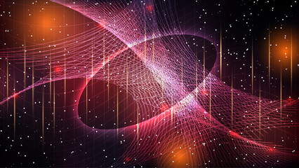 Wall Mural - abstract dynamic style vector background. design for presentation, landing page, banner, wallpaper