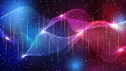 Wall Mural - abstract dynamic style vector background. design for presentation, landing page, banner, wallpaper