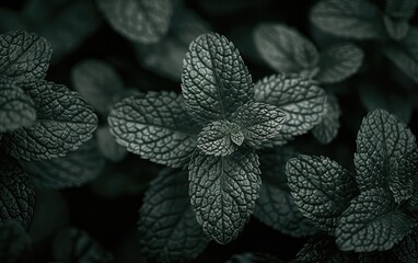 water drops on leaf