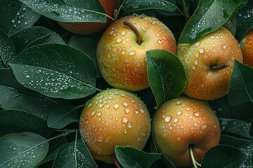 Sticker - Fresh Apples with Dew Drops