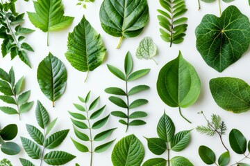 Poster - Collection of Green Leaves