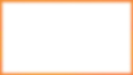Sticker - orange rectangle frame blur border simple isolated overlay png