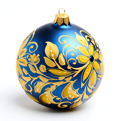 Wall Mural - golden christmas ball