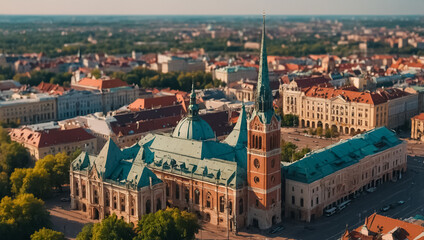 Wall Mural - Stunning Szeged Hungary