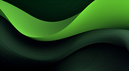 Sticker - abstract green background