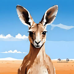 Wall Mural - kangaroo