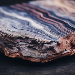 Wall Mural - a close up of a piece of wood that has been painted with different colors