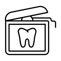 Wall Mural - Dental Floss Icon