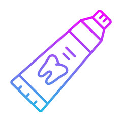 Sticker - Toothpaste Icon