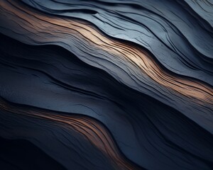 an abstract image of waves on a dark background