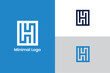 © Zayn - initial letter H finance company logo, letter F forex trade iconic logo, letter H market trading logo,