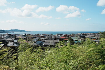 長谷寺から見る鎌倉の海