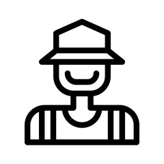 Sticker - mechanic line icon