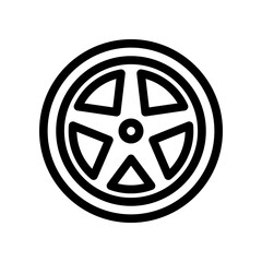 Wall Mural - rims line icon