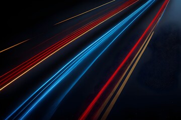 Canvas Print - abstract speed road,colorful background,genarative ai