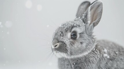 Poster - Bunny in the Snow