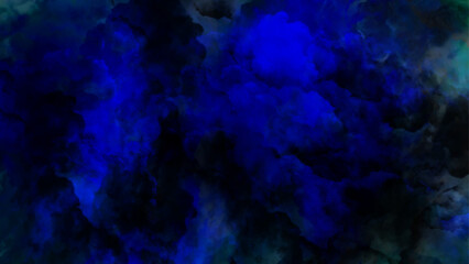 Wall Mural - Dark blue background for wallpaper and creative design, Watercolor abstract, old dark ink blue backdrop. Navy blue watercolor and paper texture. 