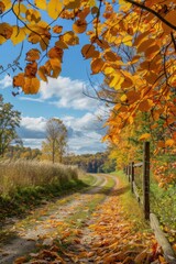 Sticker - Dirt Road with Wooden Fence