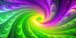 © Sujid - Abstract colorful background with swirling patterns of bright green and purple dazzle , psychedelic, absurdism, background