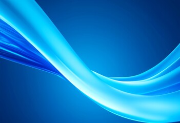 Wall Mural - technology sparkle space wavy blue booklet flowing code dark geometric fractal mesh energy music ill