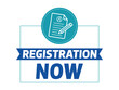 © Surendra - Registration now infographics. Vector illustration.