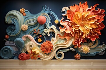 Wall Mural - abstract, non-representational landscape paintings