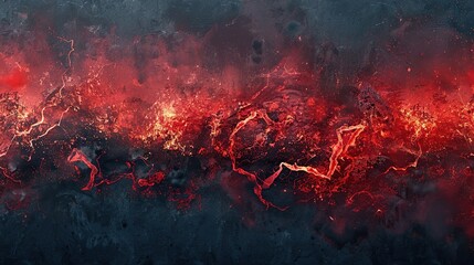 Canvas Print - Fiery Abstract