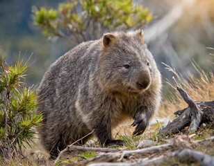 Wall Mural - wombat Animals