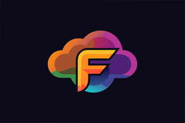 Creative F logo letter and logo design