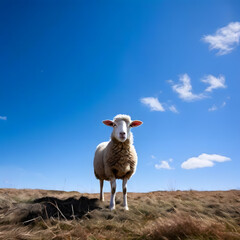 Wall Mural - sheep on the rocks