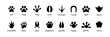 © hafid - a collection of various kinds of animal footprints