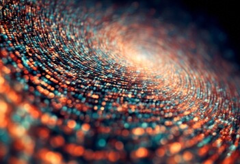 vortex code binary swirling digital datum information technology cyberspace computer
