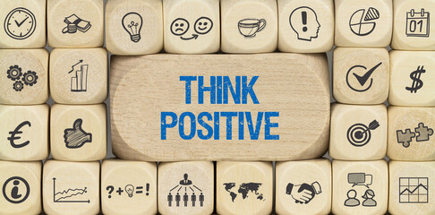 Canvas Print - think positive	
