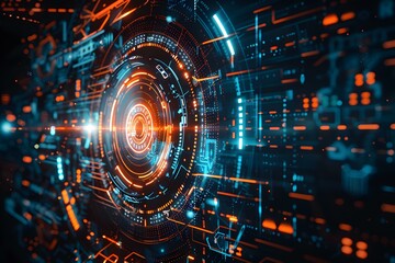 futuristic technology background