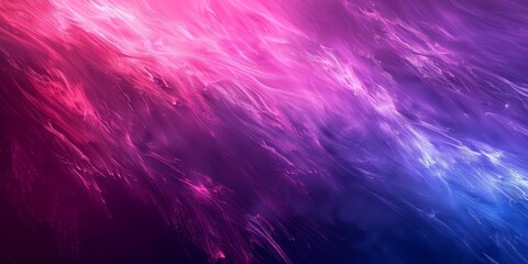 Wall Mural - Dark blue purple grain texture gradient background magenta pink glowing color grainy poster banner design, Generative AI