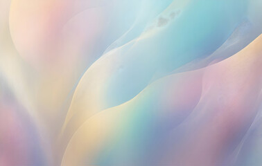 Sticker - smooth pastel colored abstract background. generative ai.