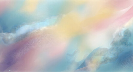 Sticker - smooth pastel colored abstract background. generative ai.