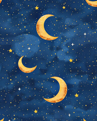 Wall Mural - starry night sky