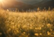 © wafi - in sunray evening environment bokeh countryside abstract flare day golden beautiful refreshment field landscape mountain background dreamlike bright meadow