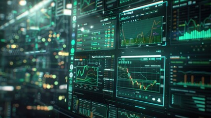 Poster - Financial Data Analysis Display