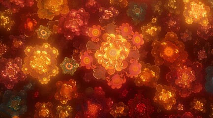 Wall Mural - background with bubbles