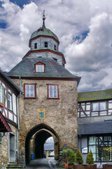 Canvas Print - Gate tower, Braunfels, Germany