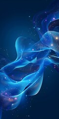 Poster - Blue abstract background