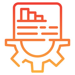 Canvas Print - Project Management Icon