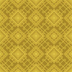 Wall Mural - Traditional thai seamless pattern