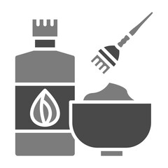 Wall Mural - Hair dye kit Icon