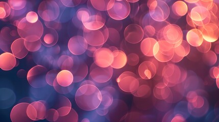vibrant circular bokeh bliss - playful and dynamic lights in various sizes and colors for abstract b